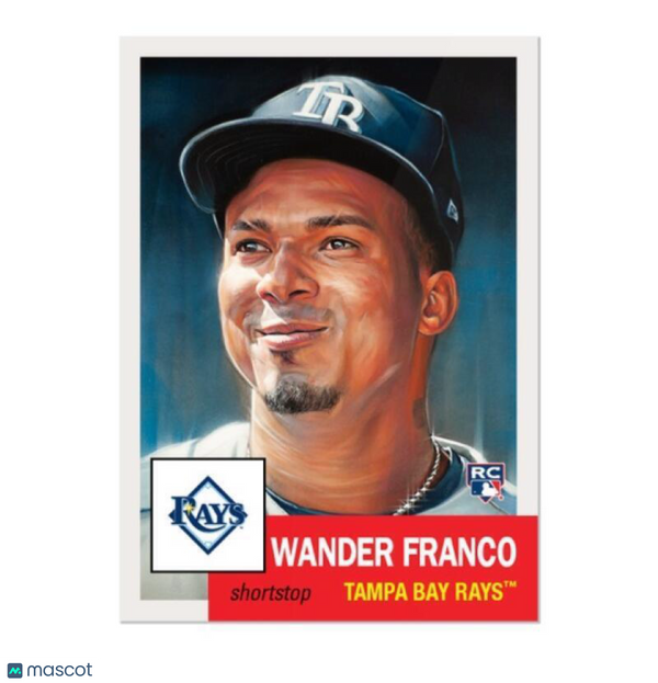 2022 Topps MLB Living Set #495 Wander Franco RC  - Tampa Bay Rays Rookie Card