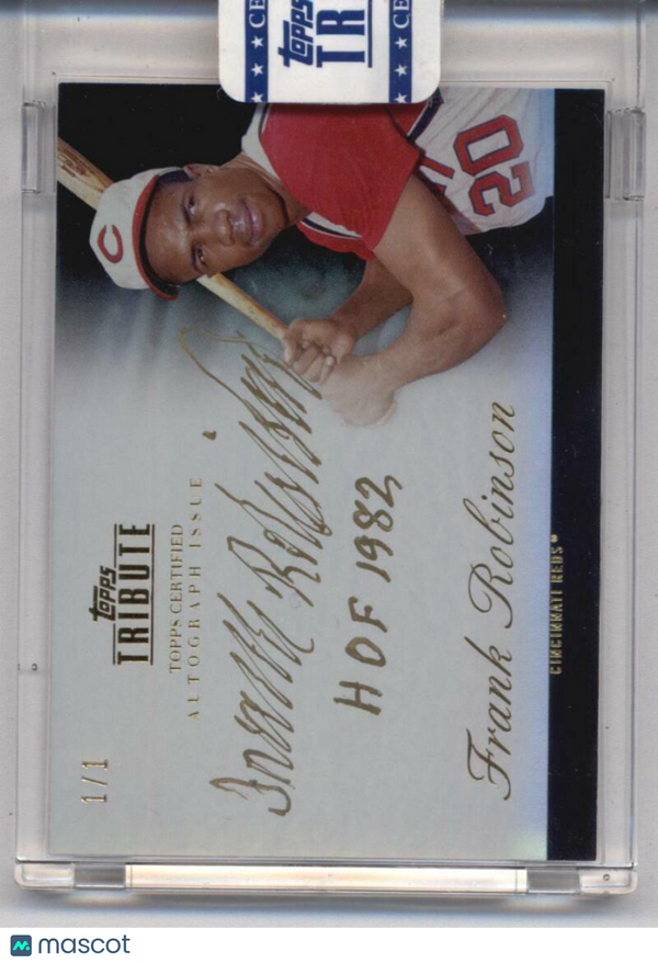 2012 Topps Tribute Autographs Gold #TA-FR Frank Robinson (Autographed) 1/1