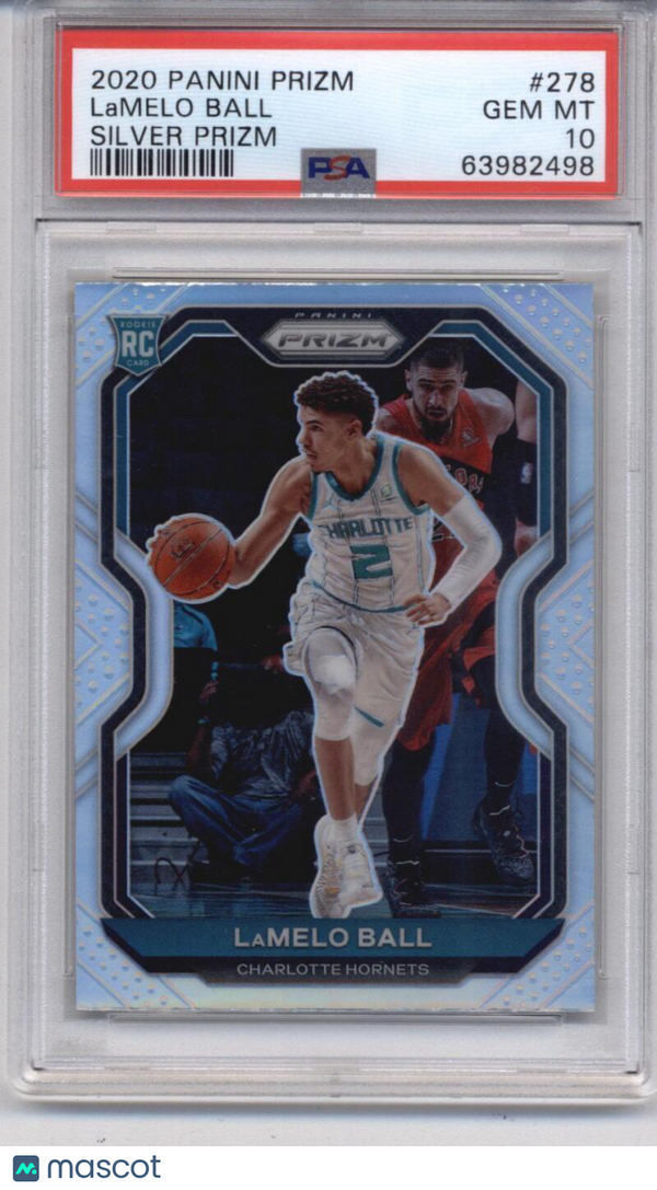 2020-21 Panini Prizm Prizms Silver #278 LaMelo Ball Charlotte Hornets (RC - Rook