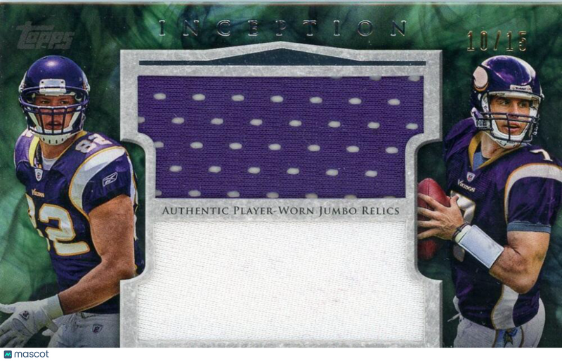 2011 Topps Inception Rookie Dual Jumbo Relics