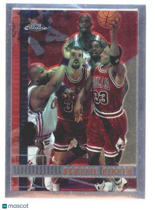 1997-98 Topps Chrome #1 Scottie Pippen - Chicago Bulls NM-MT NBA