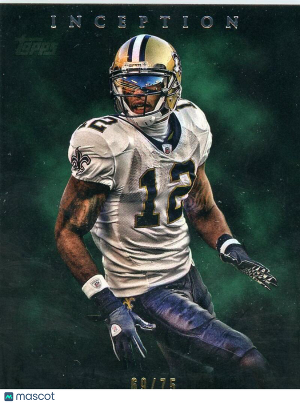 2011 Topps Inception Green #47 Marques Colston NM-MT /75
