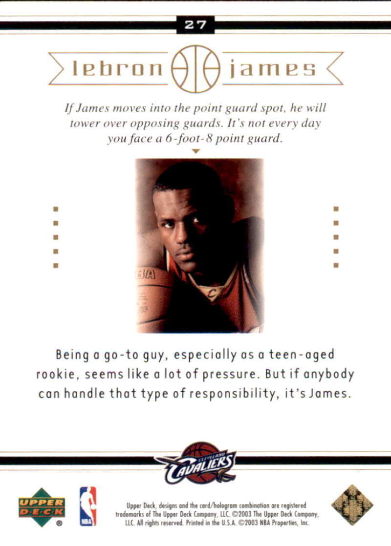2003-04 Upper Deck LeBron James Box Set
