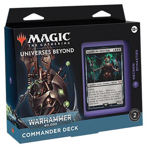 Universes Beyond Commander Deck Warhammer Necron Dynasties - Magic the Gathering