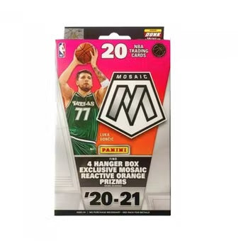 2020/21 Panini Mosaic Basketball Hanger Box (Reactive Orange Prizms)