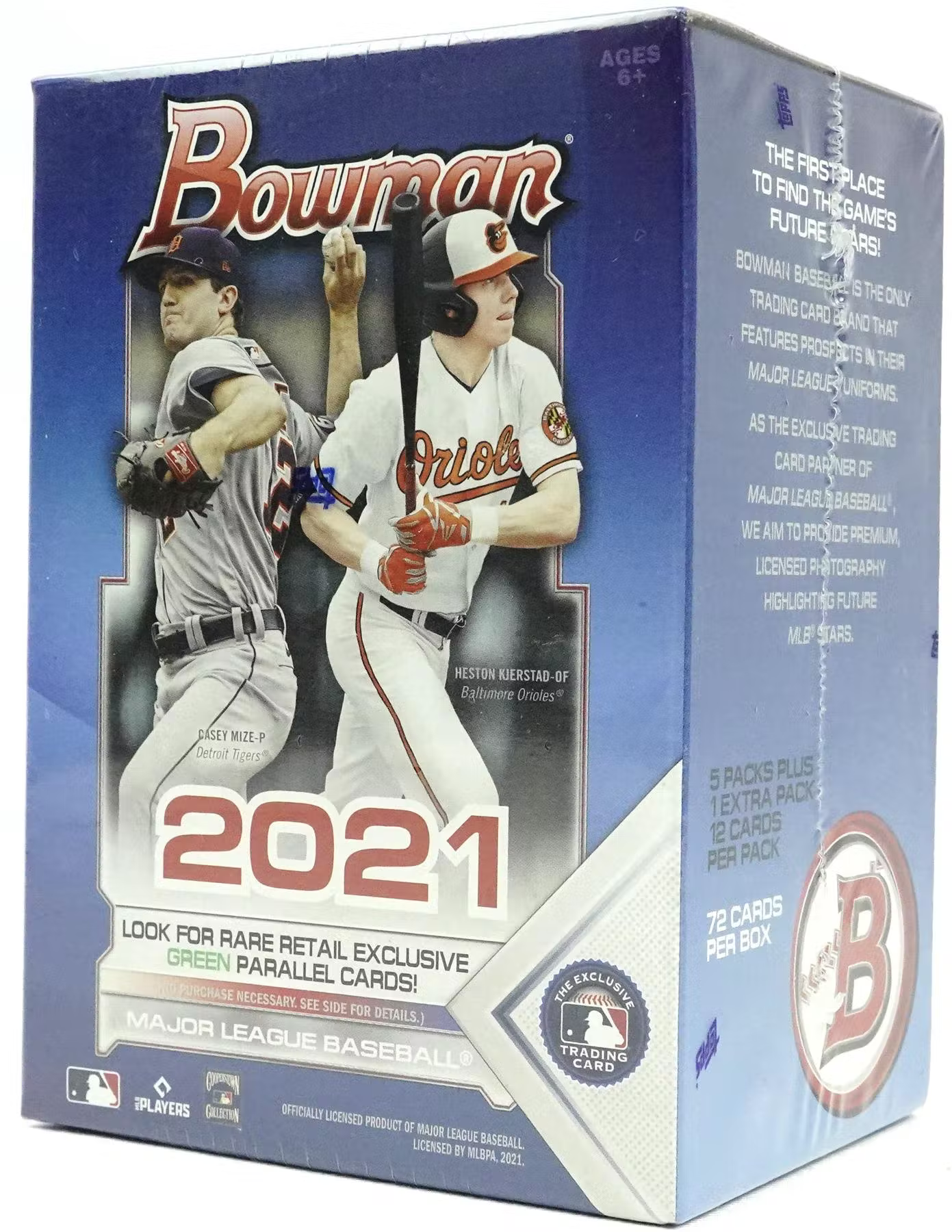 2021 Bowman Baseball 6-Pack Blaster Box
