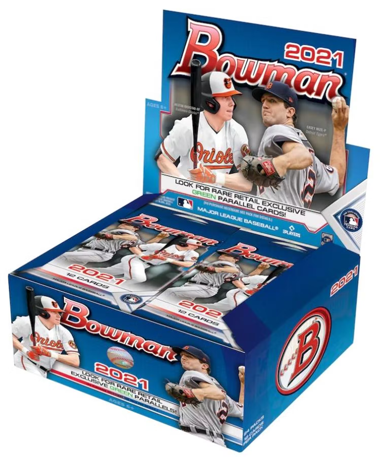 2021 Bowman Baseball Retail 24-Pack Box