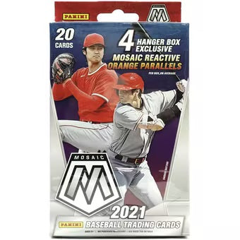 2021 Panini Mosaic Baseball Hanger Box (Orange Parallels)