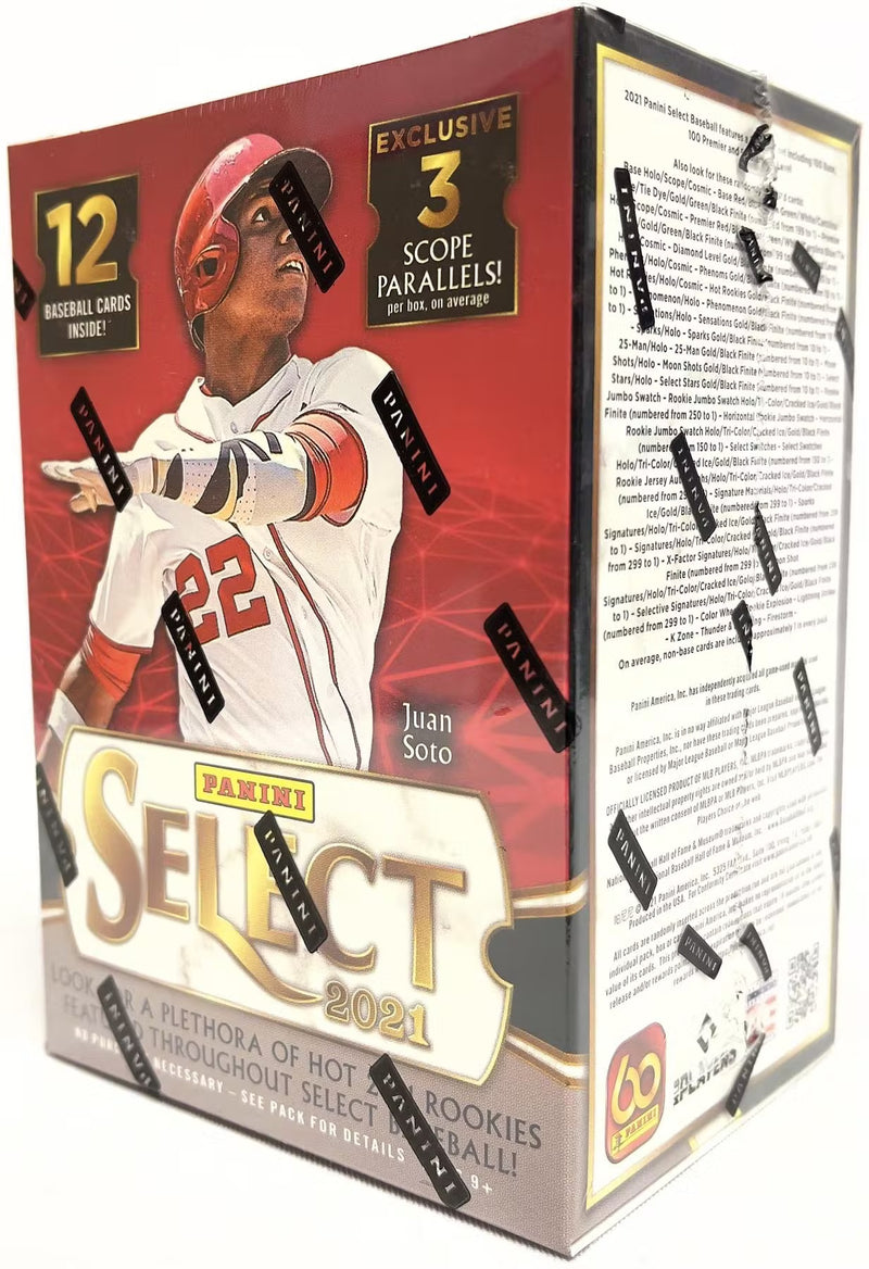 2021 Panini Select Baseball 3-Pack Blaster Box (Scope Parallels)