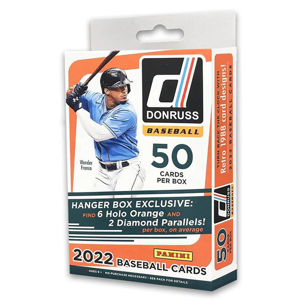 2022 Panini Donruss Baseball Hanger Box (Holo Orange Inserts)