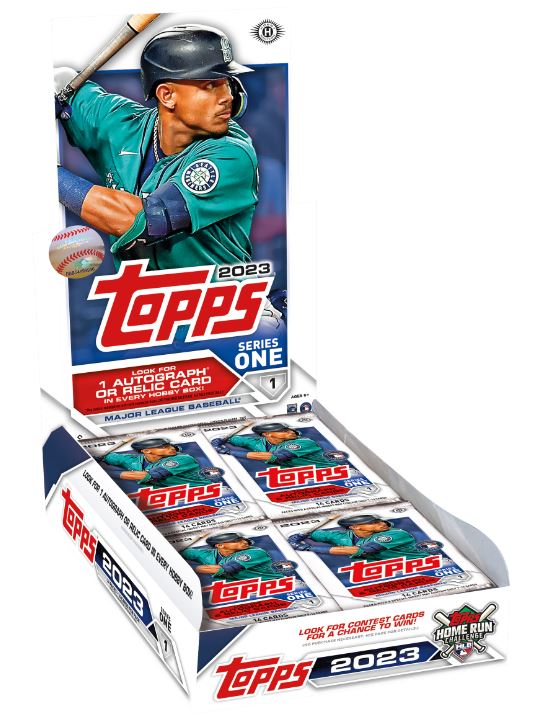 2023 Topps Series 1 Baseball Hobby Box (24 Packs/Box)