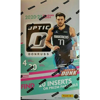 2020/21 Panini Donruss Optic Basketball Retail 20-Pack Box (Checkerboard Prizms)