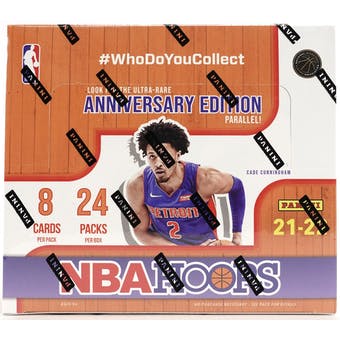 2021/22 Panini NBA Hoops Basketball retail Box (Exclusive Blue Explosion and Red Explosion)