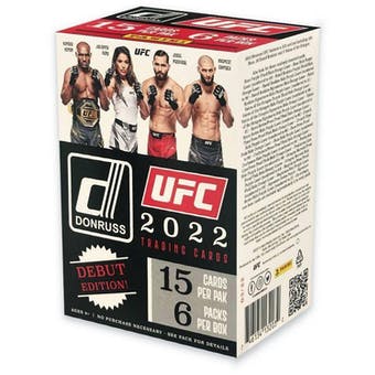 2022 Panini Donruss UFC Blaster Box (Debut Edition / 11 Packs) Laser Parallels