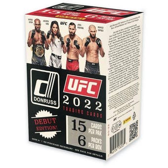 2022 Panini Donruss UFC 11-Pack Blaster Box (Debut Edition) Laser Parallels