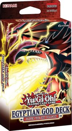 YuGiOh Trading Card Game Slifer the Sky Dragon Egyptian God Deck