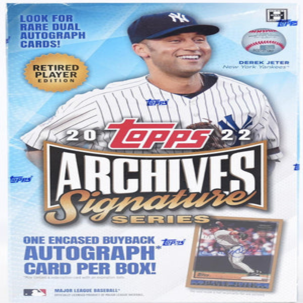 2022 Topps Archives Signatures Series Retired Player Edition Baseball Hobby Box