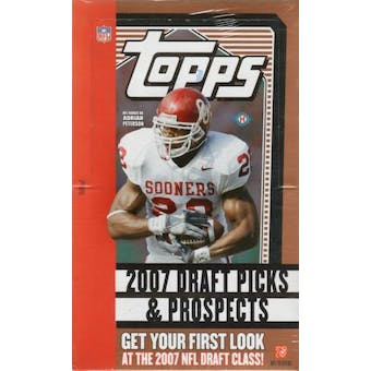 2007 Topps Draft Picks & Prospects Football Hobby Box