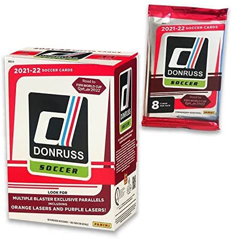 2021 22 Panini Donruss Soccer Blaster Box (Orange and Purple Lasers!)