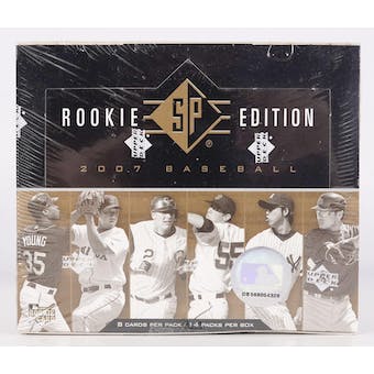 2007 Upper Deck SP Rookie Edition Baseball Hobby Box