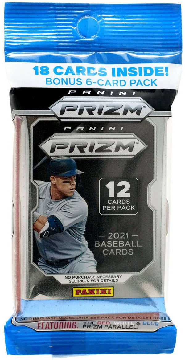 MLB Panini 2021 Prizm Baseball Trading Card CELLO Pack [18 Cards]