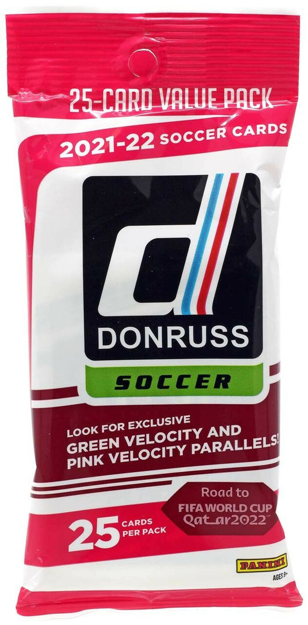 2021 Panini Donruss Soccer Jumbo Value Pack (Green and Pink Velocity Parallels!)