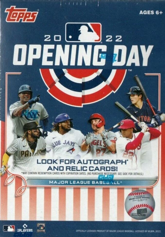 2022 Topps Opening Day Baseball 22-Pack Blaster Box