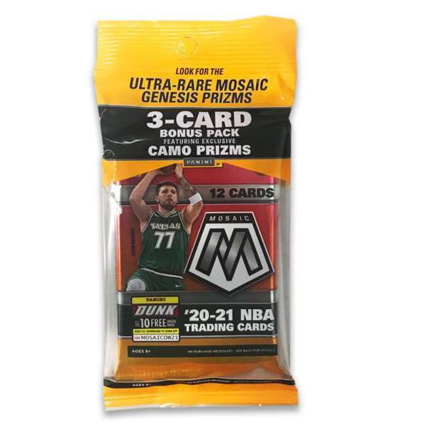 2020/21 Panini Mosaic Basketball Cello Multi Pack
