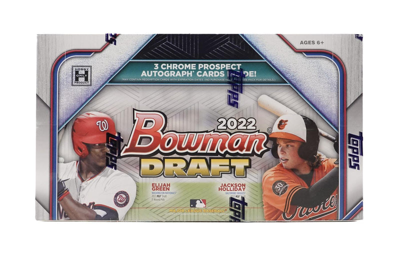 2022 Bowman Draft Baseball Hobby Jumbo Box (Jackson Holliday / Elly De La Cruz ??)
