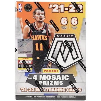 2021/22 Panini Mosaic Basketball 6-Pack Blaster Box