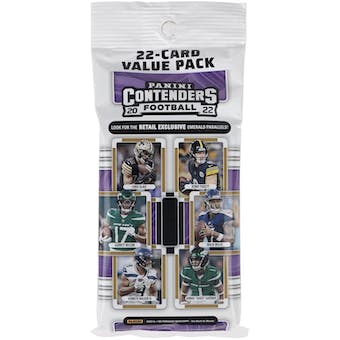 2022 Panini Contenders Football Jumbo Value Cello Pack and Pack Lots (Box)