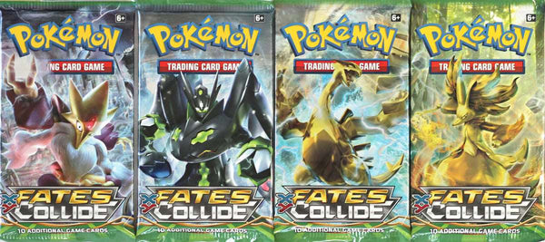 Pokémon TCG: XY-Fates Collide Art Bundle (4 Packs)
