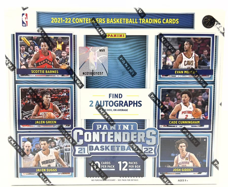 2021/22 Panini Contenders Basketball Hobby Box