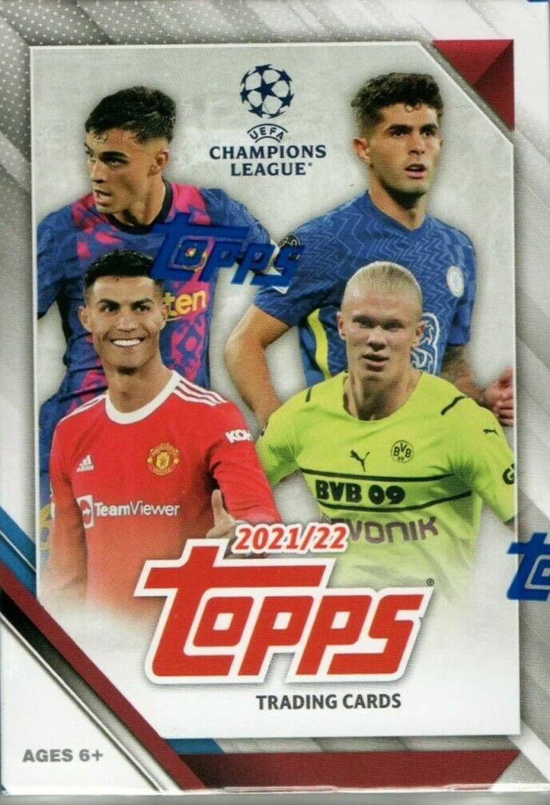 2021/22 Topps UEFA Champions League Collection Soccer 7-Pack Blaster B