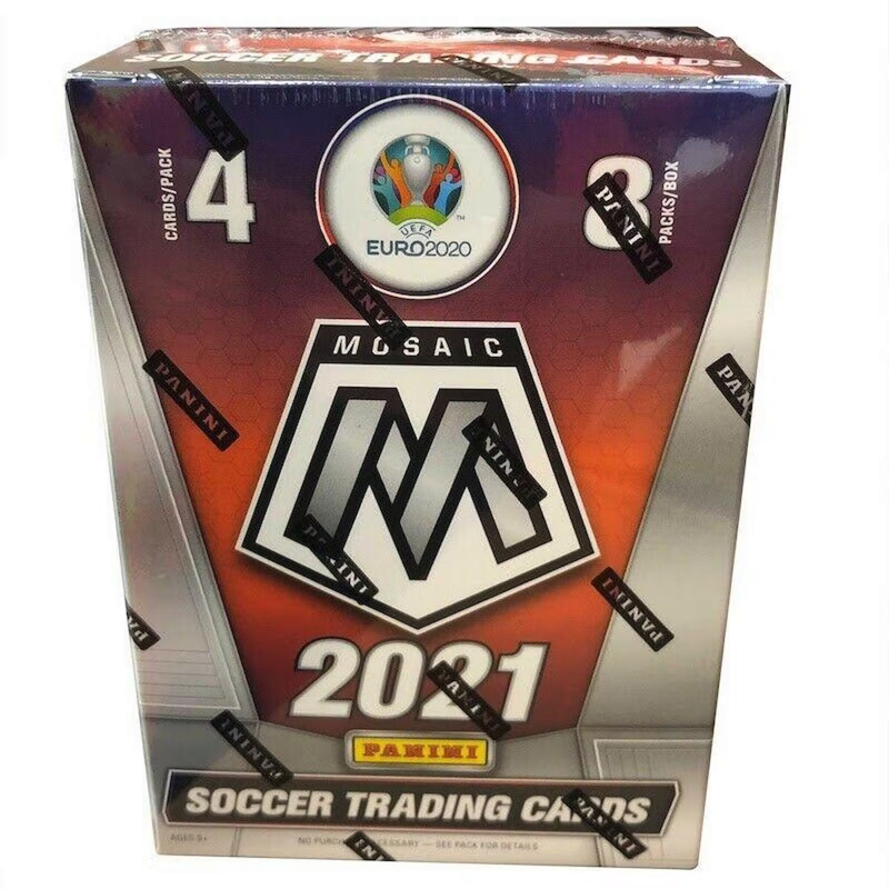 2020 Panini Mosaic UEFA Euro 2020 Soccer 8-Pack Blaster Box