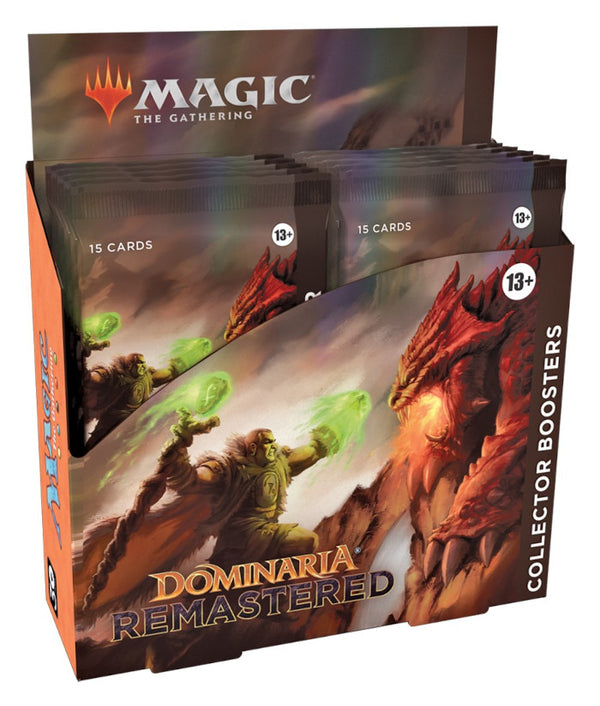 Magic the Gathering Dominaria Remastered - Collector Booster Box (12 Packs)