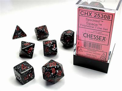 Speckled: Polyhedral Space 7-Die Set CHX25308