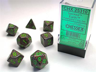 Speckled: Polyhedral Earth 7-Die Set CHX25310