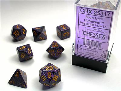 Speckled: Polyhedral Hurricane 7-Die Set CHX25317