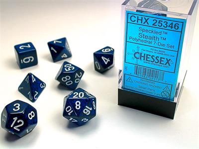 Speckled: Polyhedral Stealth 7-Die Set CHX25346