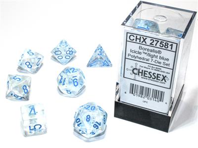 Luminary: Borealis Polyhedral Icicle/light blue 7-Die Set CHX27581