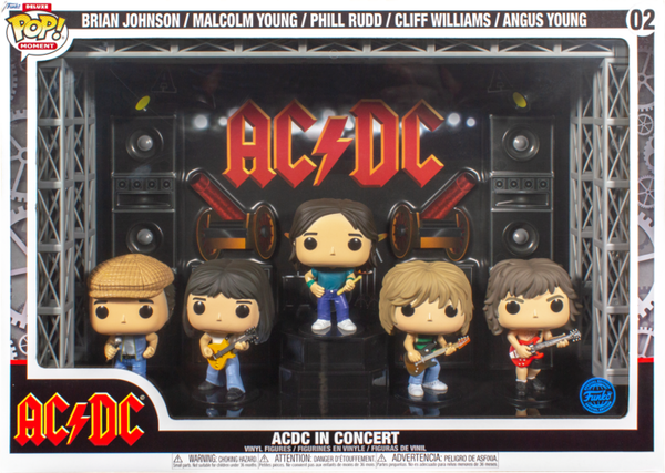 AC/DC - AC/DC in Concert Deluxe Pop! Moment Vinyl Figure 5-Pack